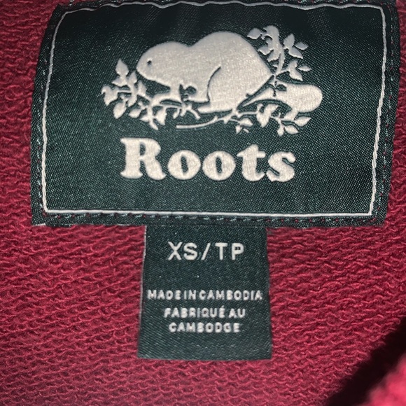 Maroon roots wide neck sweater - Picture 3 of 3